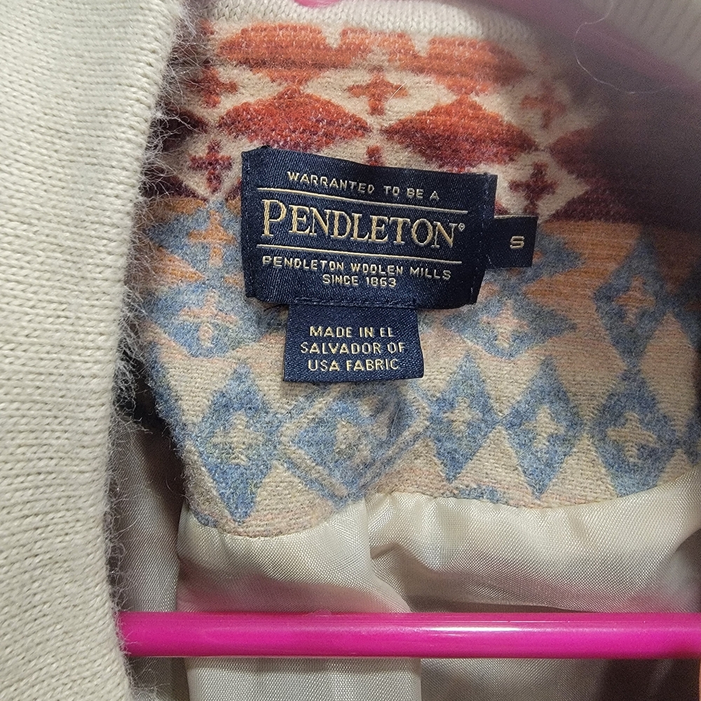 Pendleton Patterned Bomber Jacket - image 5